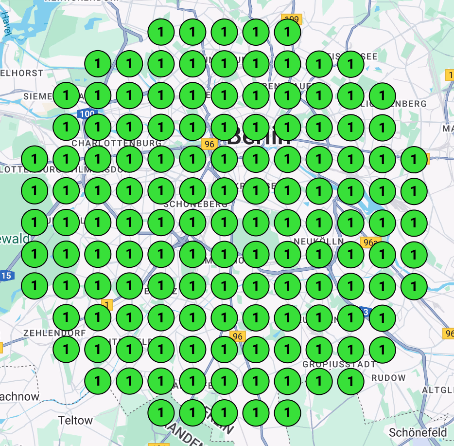 Local business Google Maps ranking after 30-Day SEO Sprint - Green Geogrid